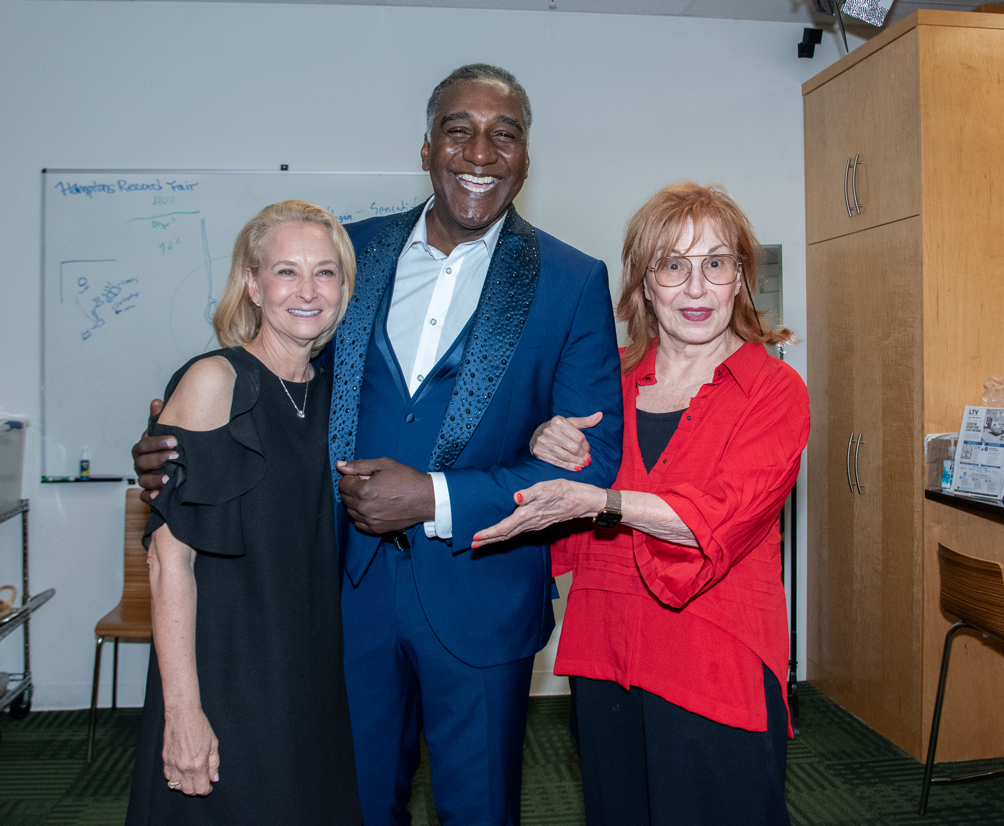 Donna Rubin, Norm Lewis, Joy Behar (Photo Credit: Lisa Tamburini)